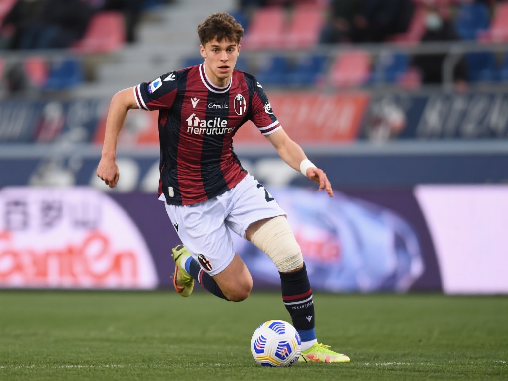 齐尔克泽被誉为博洛尼亚锋线的潜在主力，凭